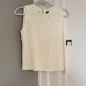 Dana Buchman Beaded Top